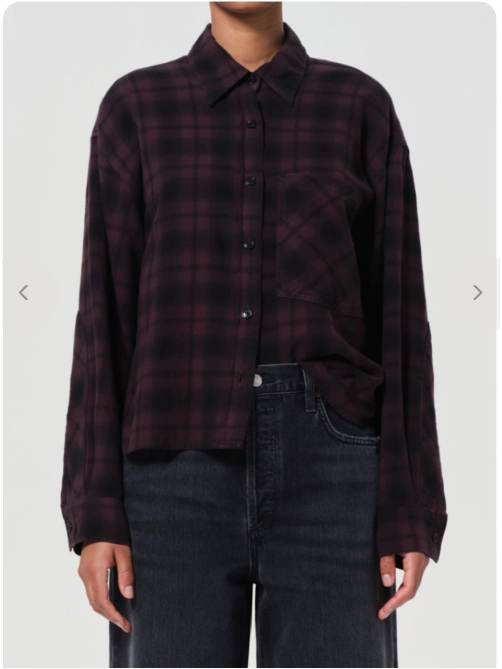 NWT Agolde comer shirt size S